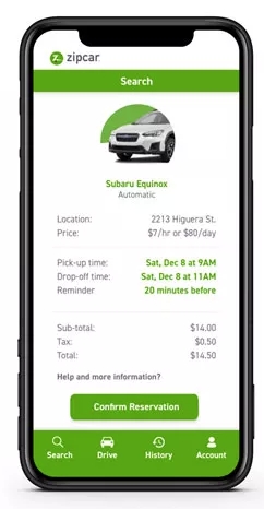 ZIPCAR - car sharing