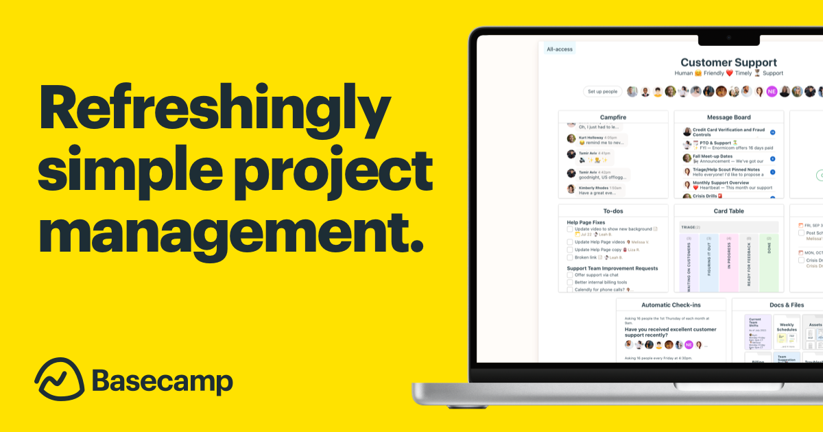 Basecamp's Project Management Software