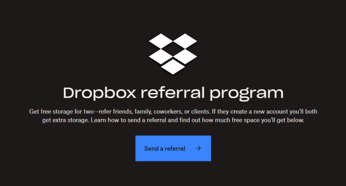 Dropbox's Referral